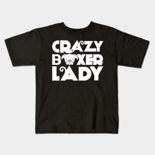 Crazy Boxer Lady Kids T-Shirt